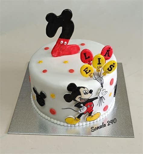 Dizajnové nápady pre torty s motívom Mickey Mouse