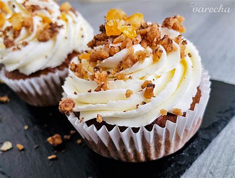 Mrkvové muffiny s krémom