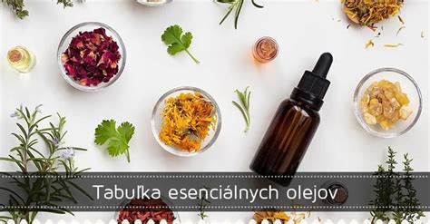 Prehľad esenciálnych olejov a ich účinkov