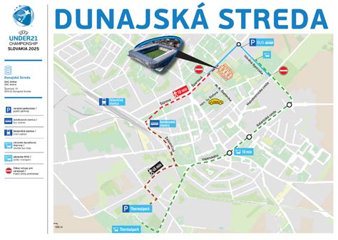 Mapa okolia Diplomat Areny s vyznačenými reštauráciami