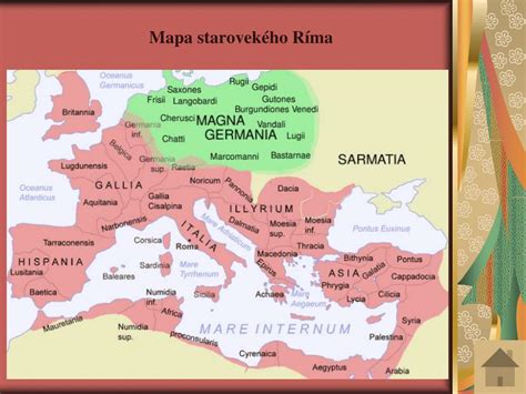 Staroveký Rím, mapa