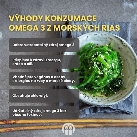 Morské riasy ako zdroj omega 3
