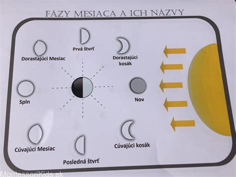 Grafika: Fázy mesiaca a ich trvanie