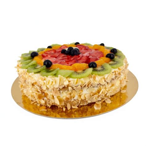 Bezlepková a bezlaktózová torta s ovocím