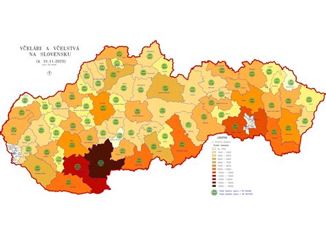 Mapa umiestnenia krmelcov v lese