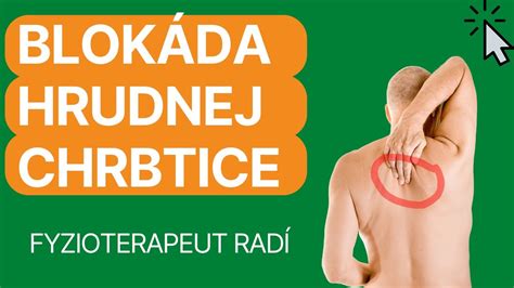 Séria cvikov na uvoľnenie hrudnej chrbtice