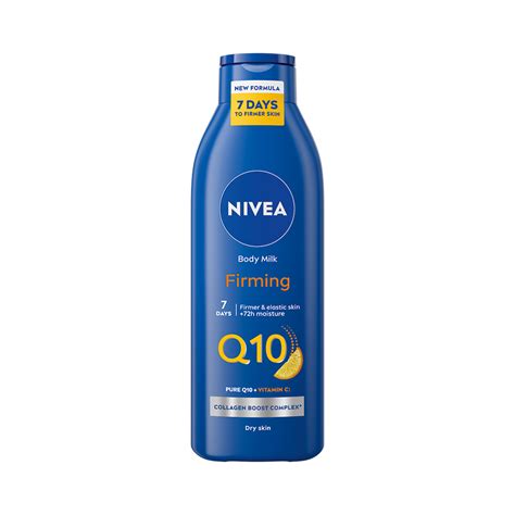 Zloženie telového mlieka Nivea Q10
