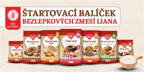 Rôzne typy bezlepkových múčnych zmesí