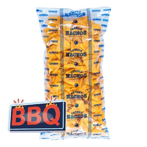 Balenie nachos s príchuťou BBQ