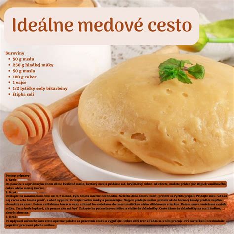Ingrediencie na medové cesto