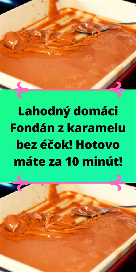 Zriedenie karamelu vodou