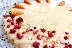 Základná marcipánová torta s jemnou polevou