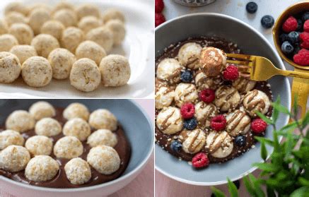 Fitness tvarohové guľky s čokoládovým krémom