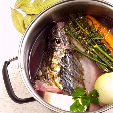 Základné ingrediencie pre rybí vývar