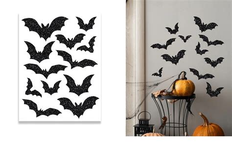 Papierové netopiere na Halloween