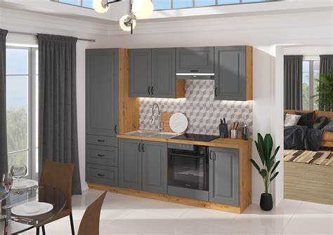 Kuchynská linka Sofia s dubovým dekorom