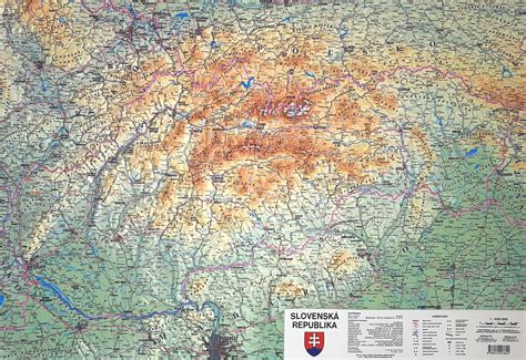 Mapa severovýchodného Slovenska s vyznačenou obcou Kamienka