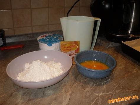 Základné ingrediencie pre tvarohovú plnku