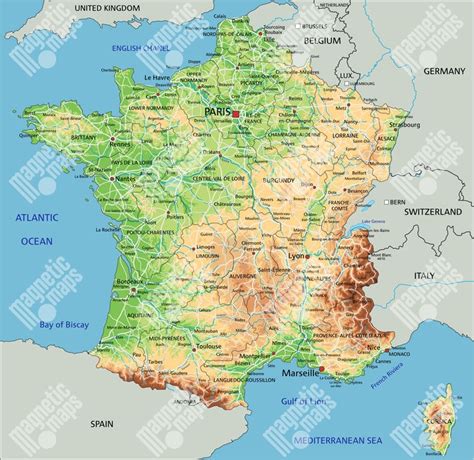 Mapa regiónov Francúzska s vyznačenými oblasťami pôvodu plemien