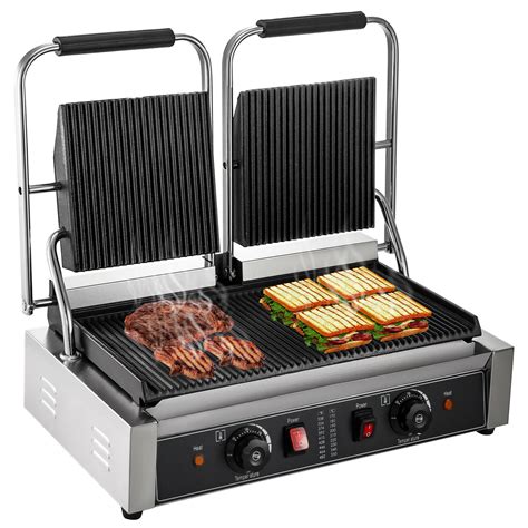 Stojan na kontaktný gril s umiestneným grilom