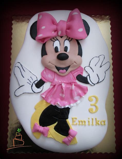 Rôzne možnosti zdobenia torty s motívom Minnie Mouse