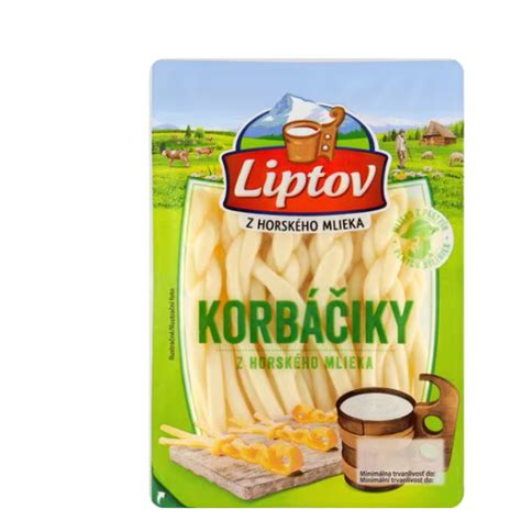 Infografika s rozpisom nutričných hodnôt Liptov Korbáčiky