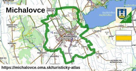 Geografická mapa okresu Michalovce