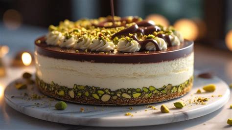 Štýlový cheesecake na mramorovom podnose