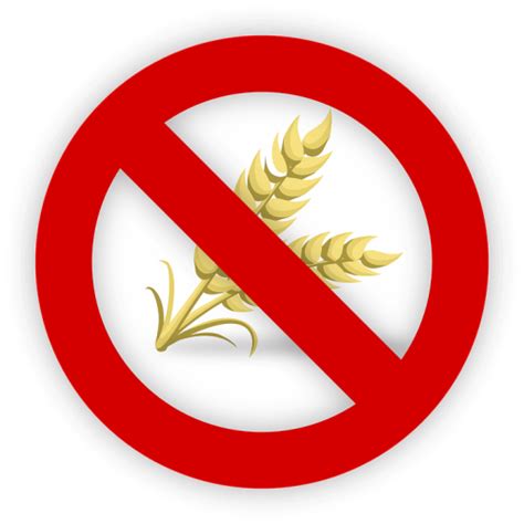 Znak preškrtnutého klasu ako symbol bezlepkových produktov