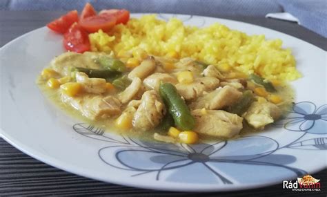 Kuracie soté s hráškom a kukuricou