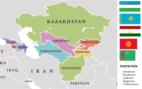 Mapa pôvodu jabloní v Strednej Ázii
