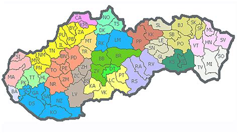 Mapa: Regionálne rozdiely v receptoch na plnku na Slovensku