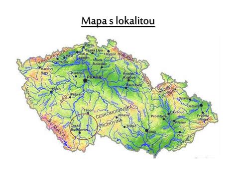Mapa Horehronia s vyznačenou lokalitou Utekáč