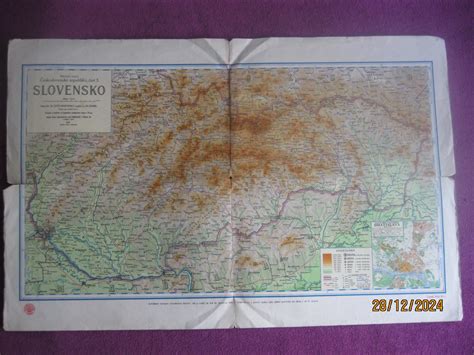 Stará mapa Slovenska s vyznačenými regiónmi pestovania zemiakov v 18. a 19. storočí
