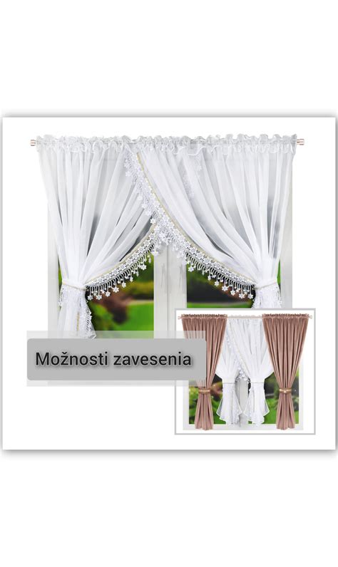 Schéma zavesenia vitrážovej záclony