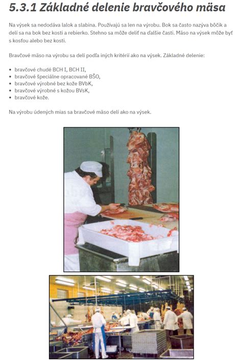 Proces spracovania jatočných zvierat na bitúnku