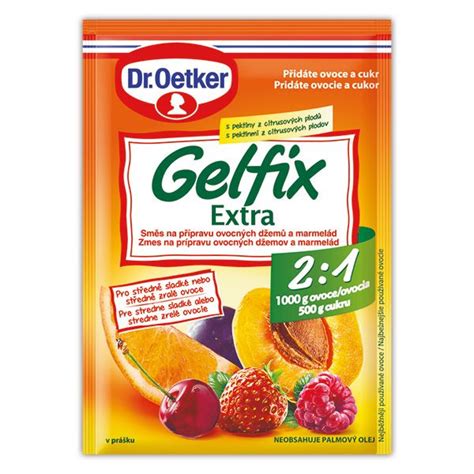 Balenie želírovacieho prípravku Gelfix 2:1