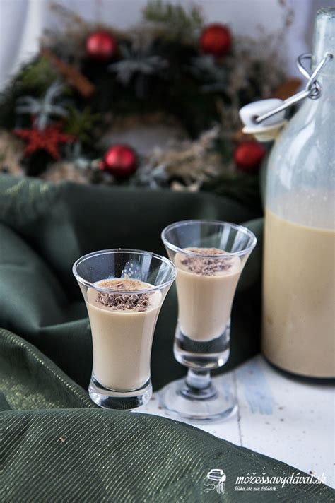 Domáce Baileys v pohároch
