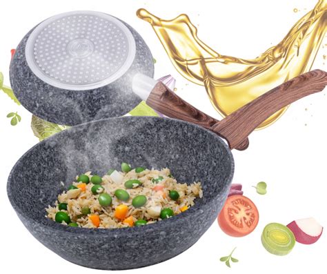 Rôzne typy panvíc z lávového kameňa: klasická, wok, hlboká a na palacinky