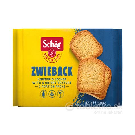 Bezlepkové sucháre Zwieback na miske