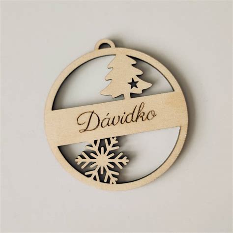 Drevené vianočné ozdoby