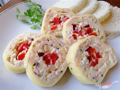 Syrová roláda so šunkovou plnkou