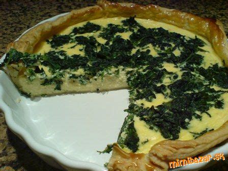 Špenátovo-syrová torta