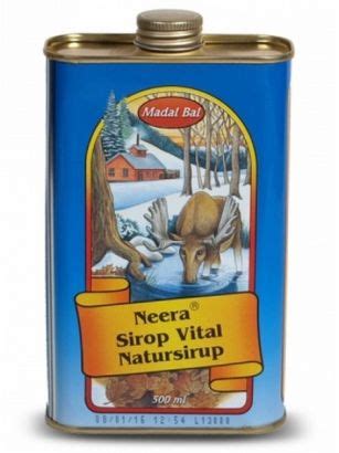 Neera sirup a jeho zloženie