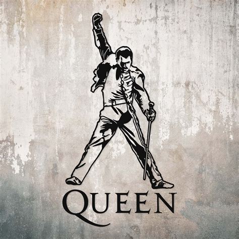 Drevený obraz Freddie Mercury