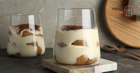 Tiramisu v hrnčekoch