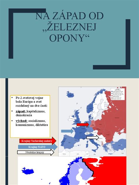 Mapa železnej opony v Československu