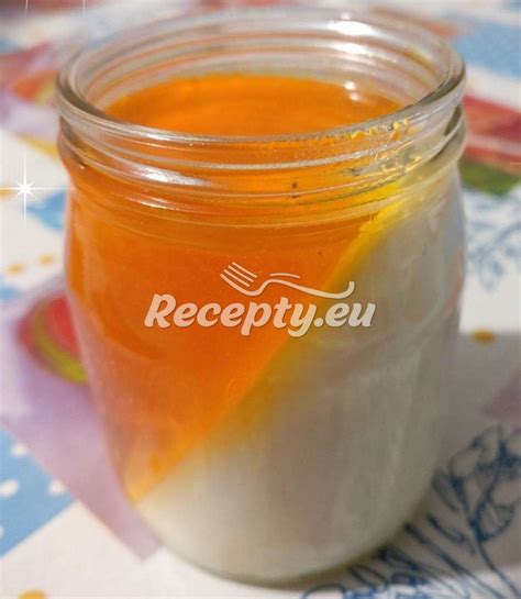 Panna Cotta s mandarínkovým želé v pohároch