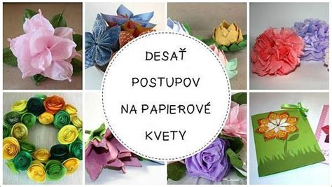 Výroba a aplikácia papierových kvetov na vrchnák torty