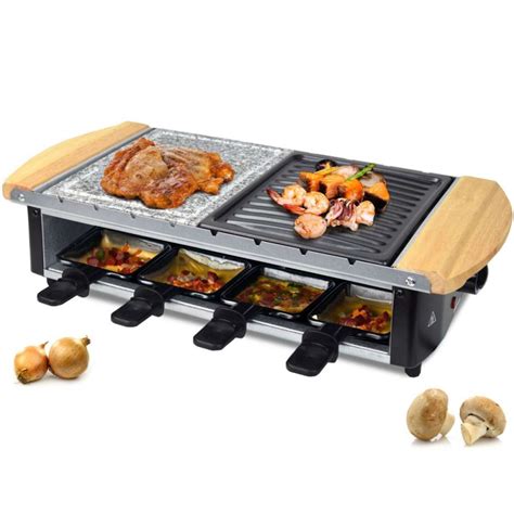 Obrázok rôznych modelov raclette grilov